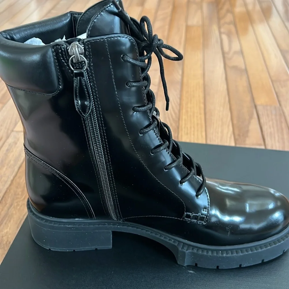 COACH Women's Leighton Leather Booties - Picture 5 of 12